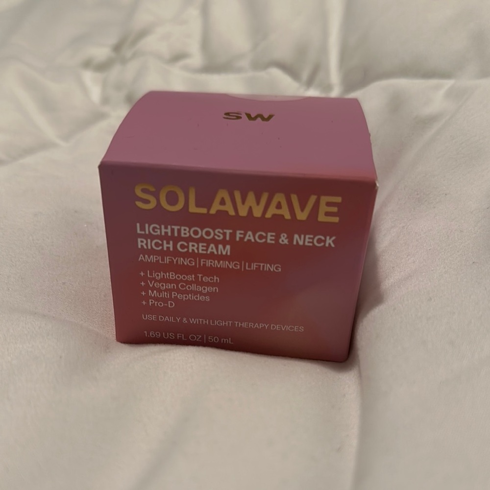 Solawave Lightboost Face & Neck Rich Cream